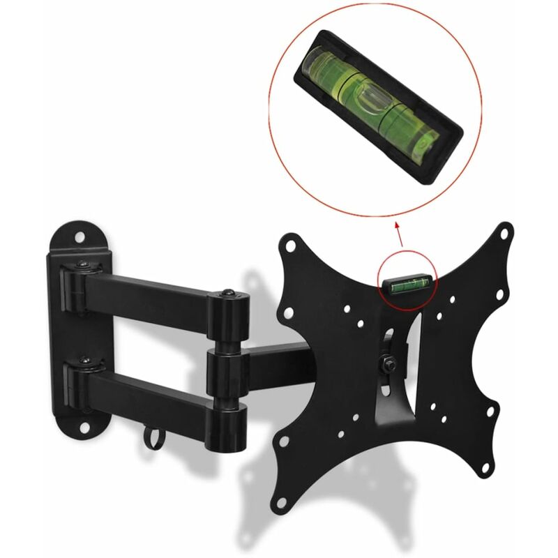 

Soporte TV pared giratorio e inclinable doble brazo 17"- 37