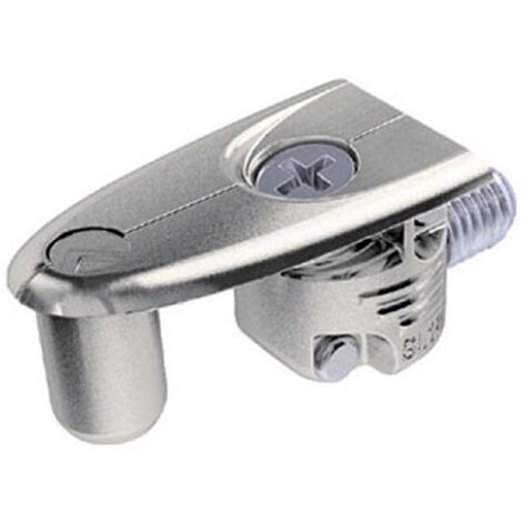 soporte union elefant zamak niquel sp19mm. para tableros de 19mm.