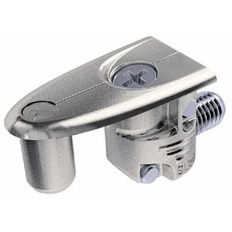 soporte union elefant zamak niquel sp25mm. para tableros de 25mm.