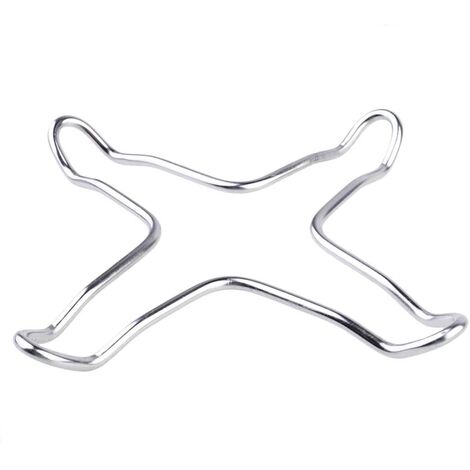 Soporte universal cocina gas acero inoxidable 160 mm Plateado