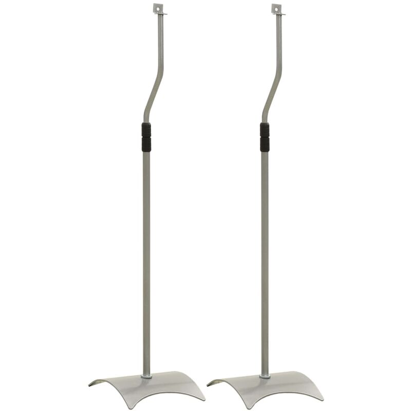 

Soporte universal para altavoz 2 unidades plateado - Plateado