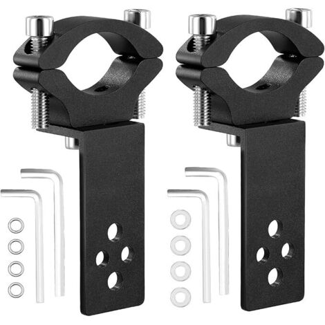 Soporte universal para faros de motocicleta (2 piezas) para luz de trabajo LED, compatible con bicicletas (TG11)