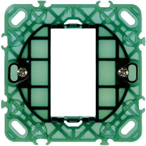 Soporte Vimar Plana 1M con Mordazas para Cajas Redondas 60 mm 14601