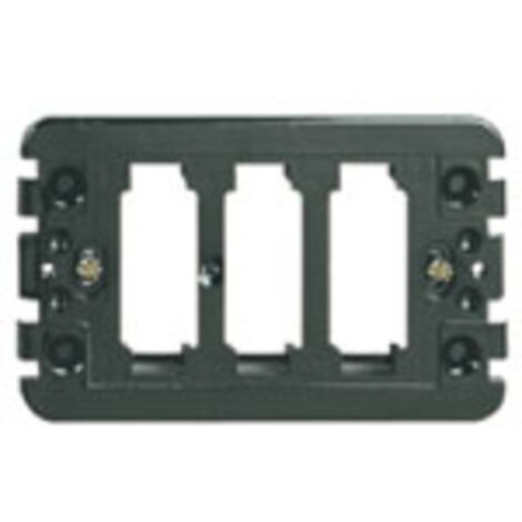 Soporte Vimar serie 8000 1-2-3 agujeros para caja rectangular 08531