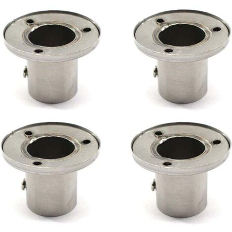 Soportes de barra para ropa para base de tubo de 22 mm