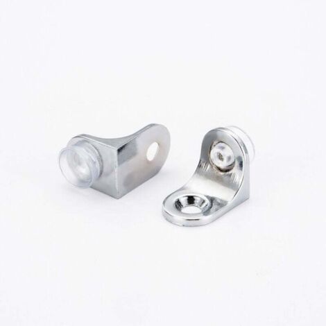 Soportes de estante KZQ, invisibles, para pared, vidrio, gabinete, muebles, con cubierta antideslizante, paquete de 12