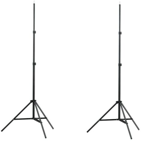 Soportes de lámpara 2 unidades altura 78-210 cm