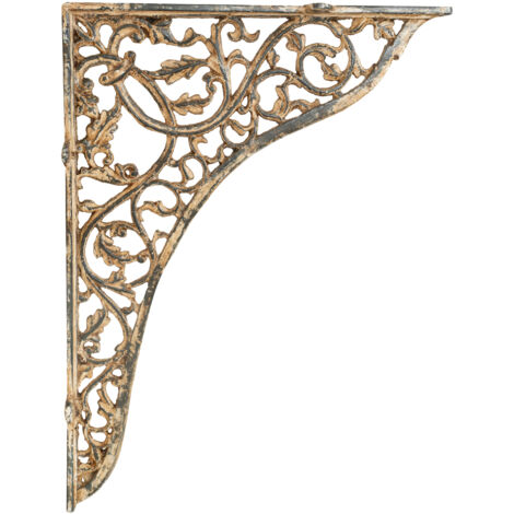 Soportes para estantes hierro fundido Soporte para estantes de pared  Soportes para estantes resistentes 72x54x8 cm