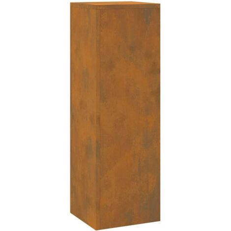 Soportes para plantas 2 pcs Oxidado 24 x 24 x 75 cm vidaXL
