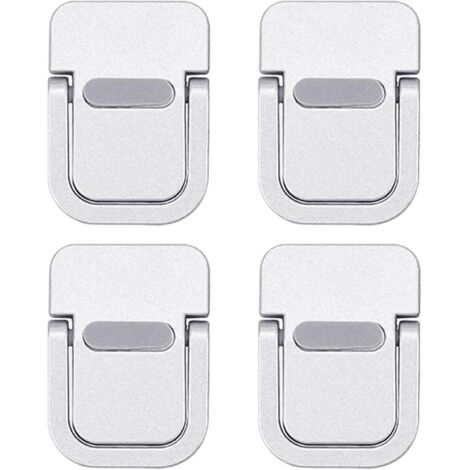 Soportes plateados para ordenador, soporte portátil invisible, mini soporte de refrigeración para ordenador, reposatecs, alfombrilla antideslizante para portátil.