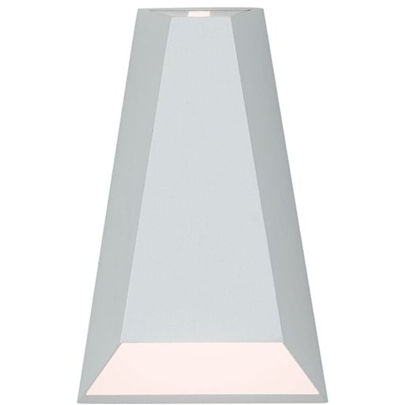 Applique Murale Extérieure led 6W IP54 Blanc Sablé zambelis - Blanc chaud - 3000K