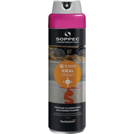SOPPEC 141825E Markierungsspray IDEAL neonpink 500 ml