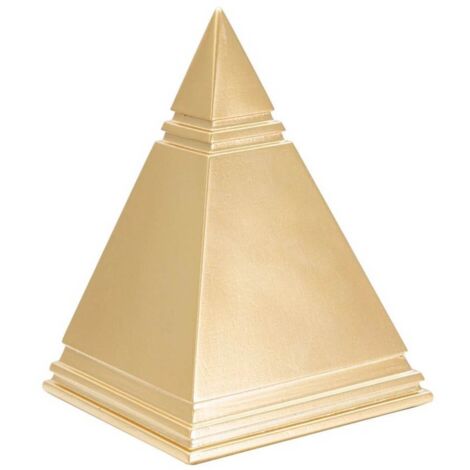 Soprammobile statua dorata di piramide - PYRAMIX