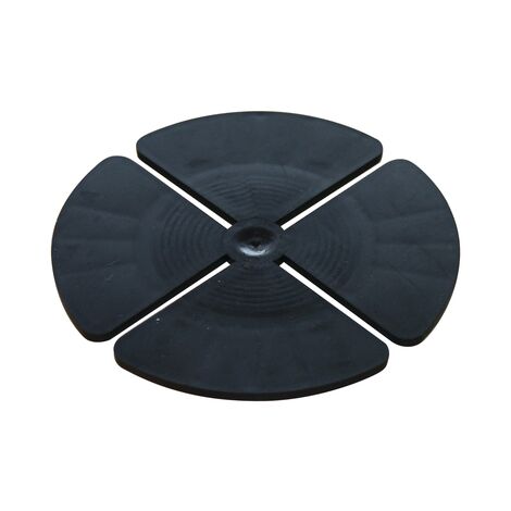 Soprema – Cales amortisseurs en caoutchouc haute densité – Absorption optimale des vibrations – Pour terrasses bois et dalles sur plots – Lot de 100 pièces