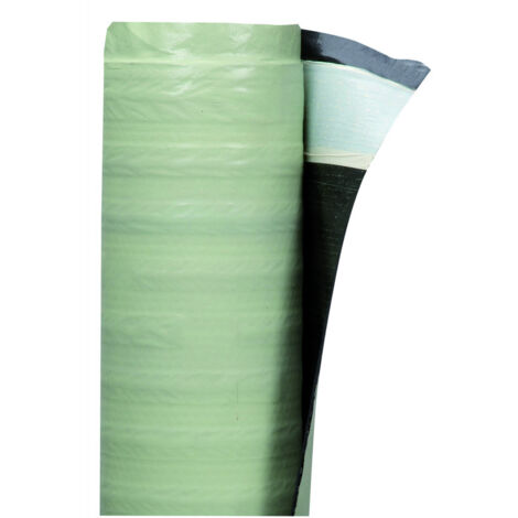 Soprema – Membrane d'étanchéité autoadhésive 1er couche – Rouleau 7m x 1m – Membrane bitumineuse pour terrasses techniques – Excellente résistance au poinçonnement - 7mx1m