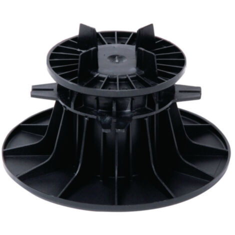 Soprema – Plot réglable pour dalle 90-150mm – Hauteur ajustable jusqu'à 260mm – Surface antidérapante – Compatible béton et asphalte