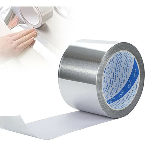 Soprema – Rouleau adhésif en butyle d'aluminium 20m x 75mm – Excellente adhérence pour construction et rénovation – Durable et renforcé polyester