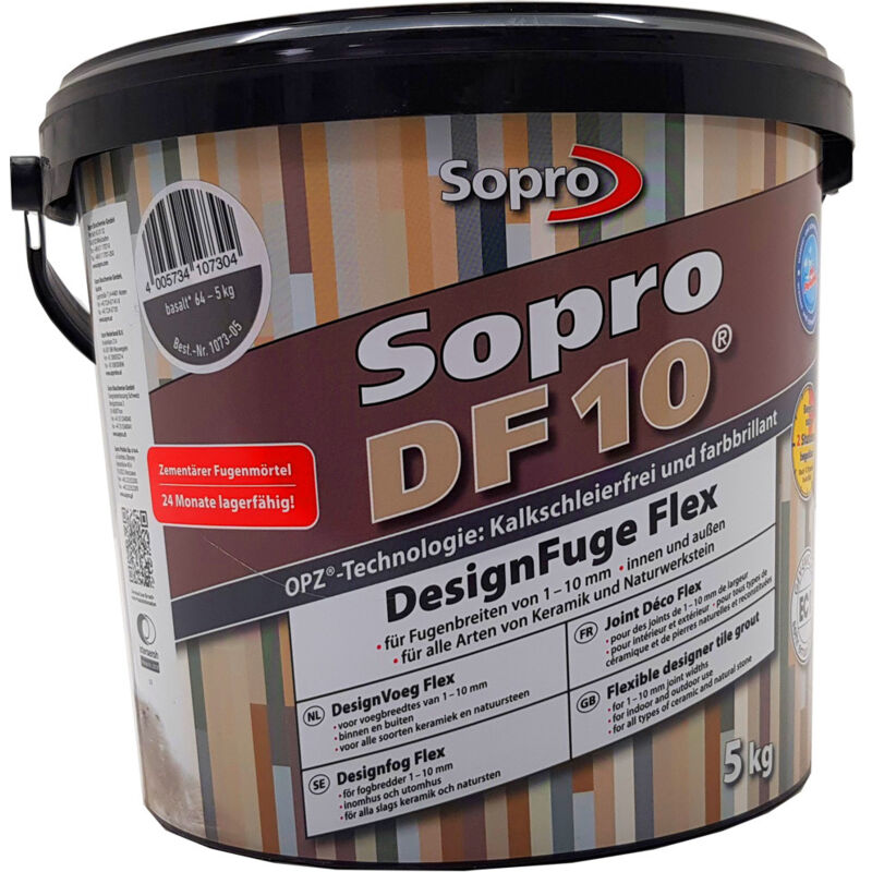 Designfuge Flex Df 10 Basalt 64 5kg Eimer - Sopro