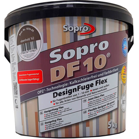 Sopro DesignFuge Flex DF 10 Ebenholz 62 5kg Eimer
