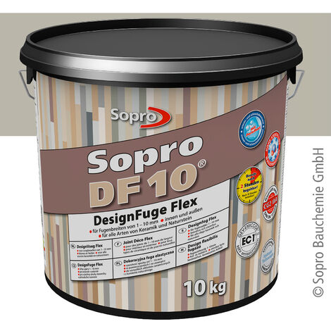 Sopro DesignFuge Flex DF 10 Grau 15 10kg Eimer