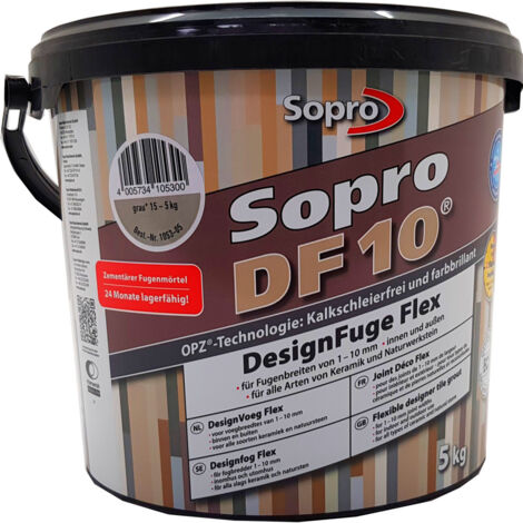 Sopro DesignFuge Flex DF 10 Grau 15 5kg Eimer