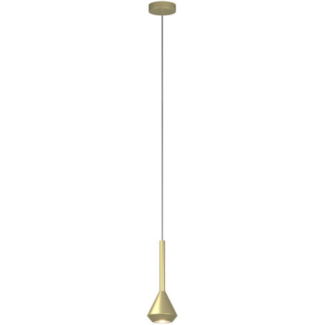 Sopsensione Moderna Aygo Metallo Ottone 1 Luce Gu10