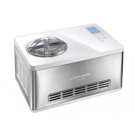 Sorbetière - LAGRANGE - GLACES PRO - 180W - 2L - Inox - Gris