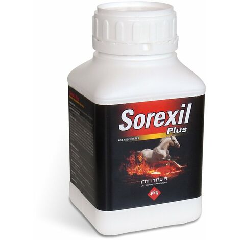 SOREXIL PLUS Aliment complémentaire en émulsion fluide pour chevaux de sport aux extraits de curcuma et de boswellia 1000 ml