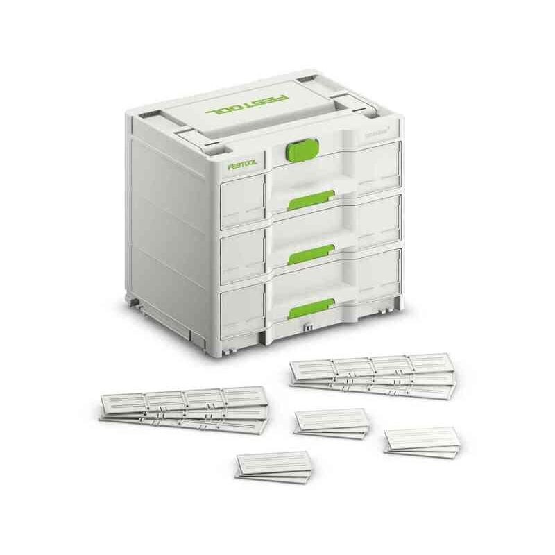 577769 Sortainer SYS3-SORT/3 m 337 Systainer with Drawers - Festool