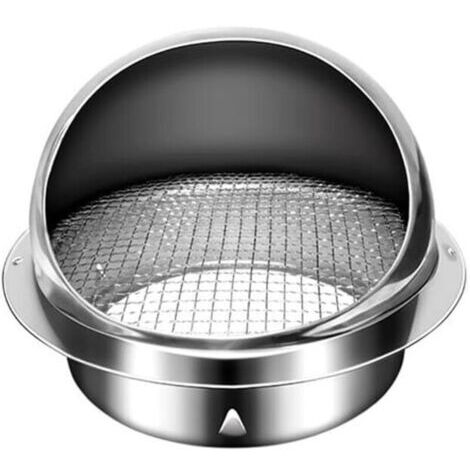 Sortie d'aération ronde en acier inoxydable pour des applications de ventilation efficaces (160 mm)