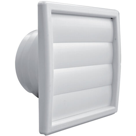 Sortie d'air à clapet mobile universelle - diamètre 100. 110. 120 et 130 mm - finition blanc - EOLIANCE RESIDENTIEL
