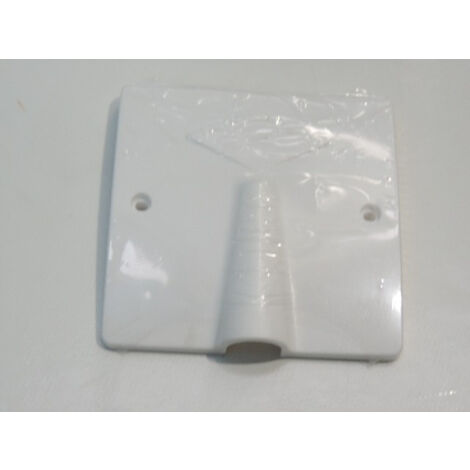 Sortie de cable 20/32A blanche 100X100mm à encastrer dans boite d'encastrement Ø 86mm (non fournie) fixation vis SIB ADR P11032