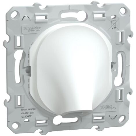 Sortie de câble Ø6-12 mm 16A blanc - Ovalis - Schneider