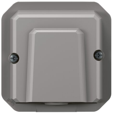 sortie de cable - avec serre cable - gris - composable - legrand plexo 069550l