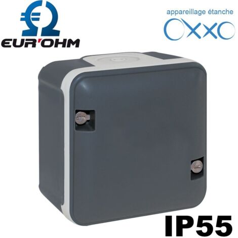Sortie de câble encastré 16A IP55 - OXXO Couleur Gris