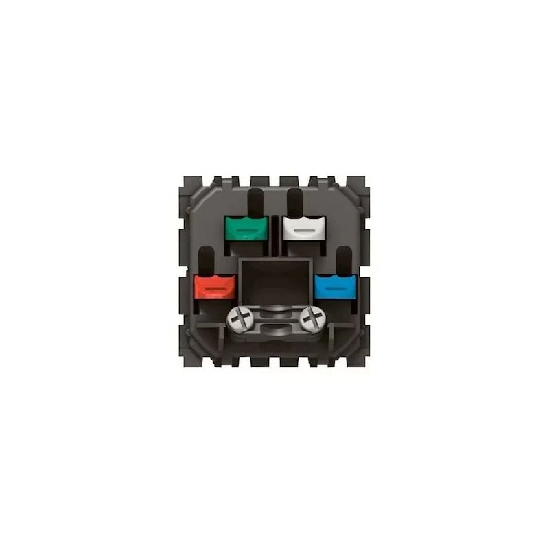 077551 Sortie de câbles avec serre-câbles 16A 4 bornes 2 mod - Legrand