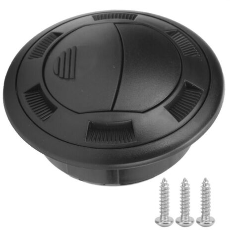 Sortie de climatisation 100/75mm avec Grille ronde noire pour Bus RVs voiture électrique