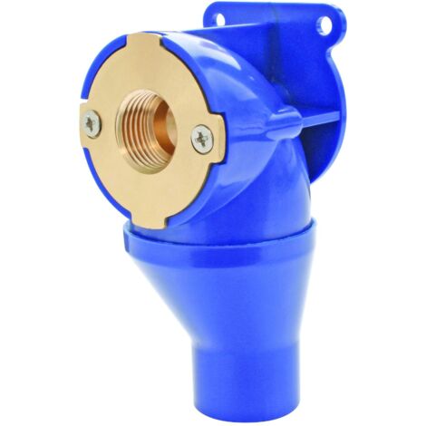 Somatherm – Sortie de cloison encastré avec raccord à compression tube PER Ø16 – Femelle 1/2' (15/21) – Coque d'encastrement incluse – Pression max 10 bars