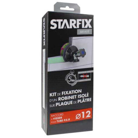 Sortie de cloison STARFIX PER Ø12 Raccord à Compression - Femelle 1/2" (15/21) pour robinet
