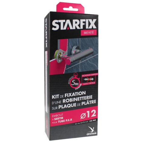 Sortie de cloison STARFIX PER Ø12 Raccords à Visser - Femelle 1/2" (15/21) pour robinetterie entraxe 150 mm