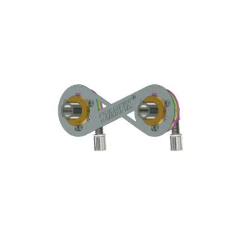 Anquier - Sortie cloison starfix 150mm per Ø16-M 3/4 réglable à sertir