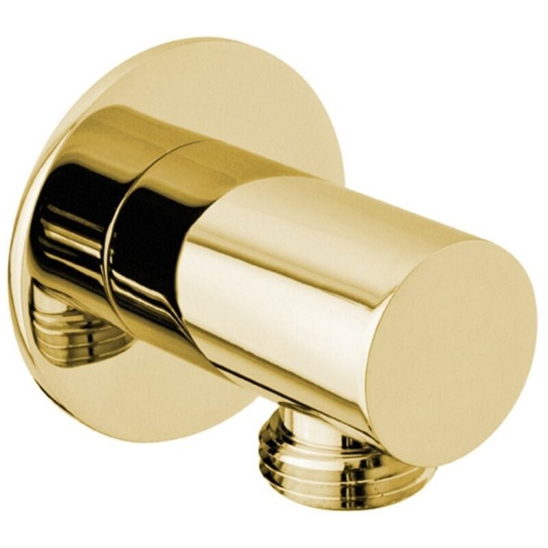 Sapho - Sortie de douche, ronde, mince couverture, or