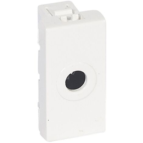 Sortie de fil Ø8mm Mosaic 1 module blanc LEGRAND 077552