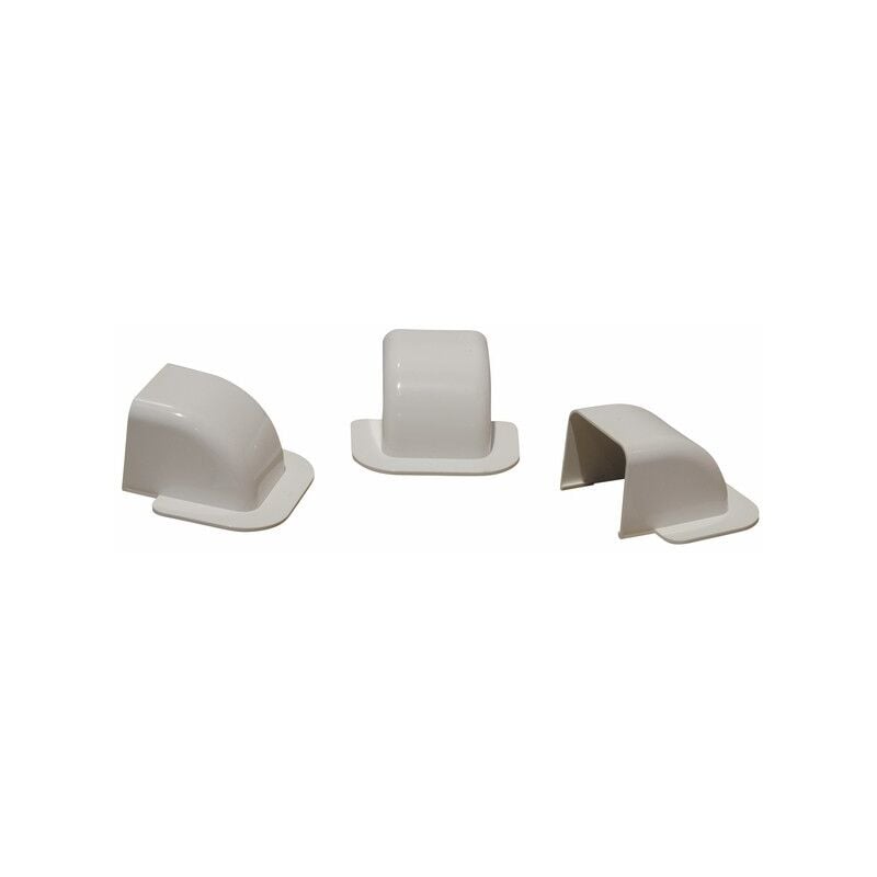 Passage de mur courbe 60x80 blanc pur 9010 (X 6) - DIFF