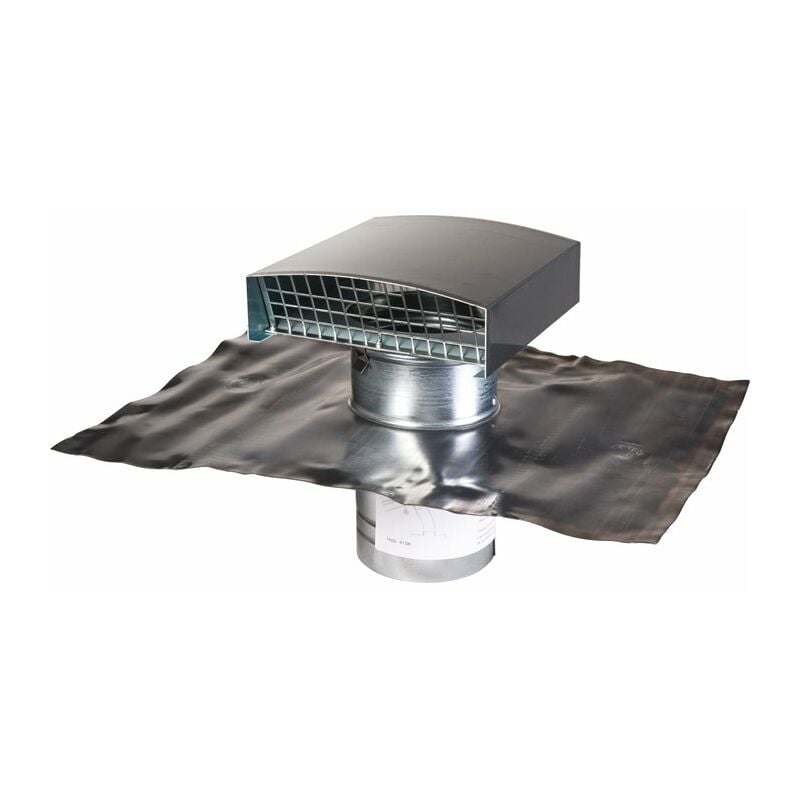 Anjos Ventilation - Sortie de toit finition ardoise - diamètre 125 mm - vmc double flux - Anjos