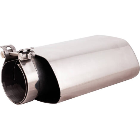 Sortie Echappement -Inox- Int 55-65mm - Ext 74x141mm - Long 220mm