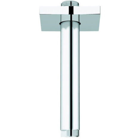 Sortie plafond RAINSHOWER rosace carrée longueur 142mm chr
