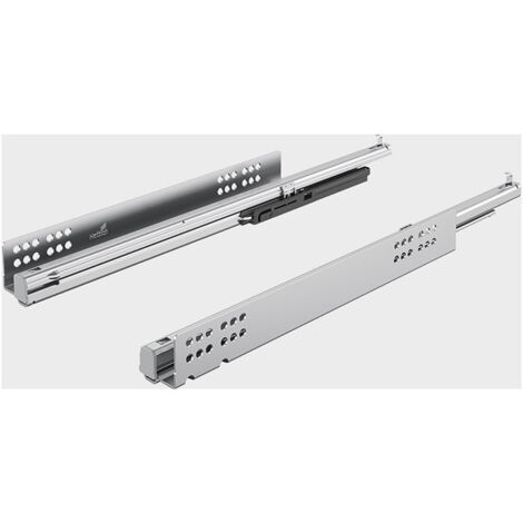 Sortie totale, acier galvanisé, longueur nominale 250 mm 15 kg HETTICH
