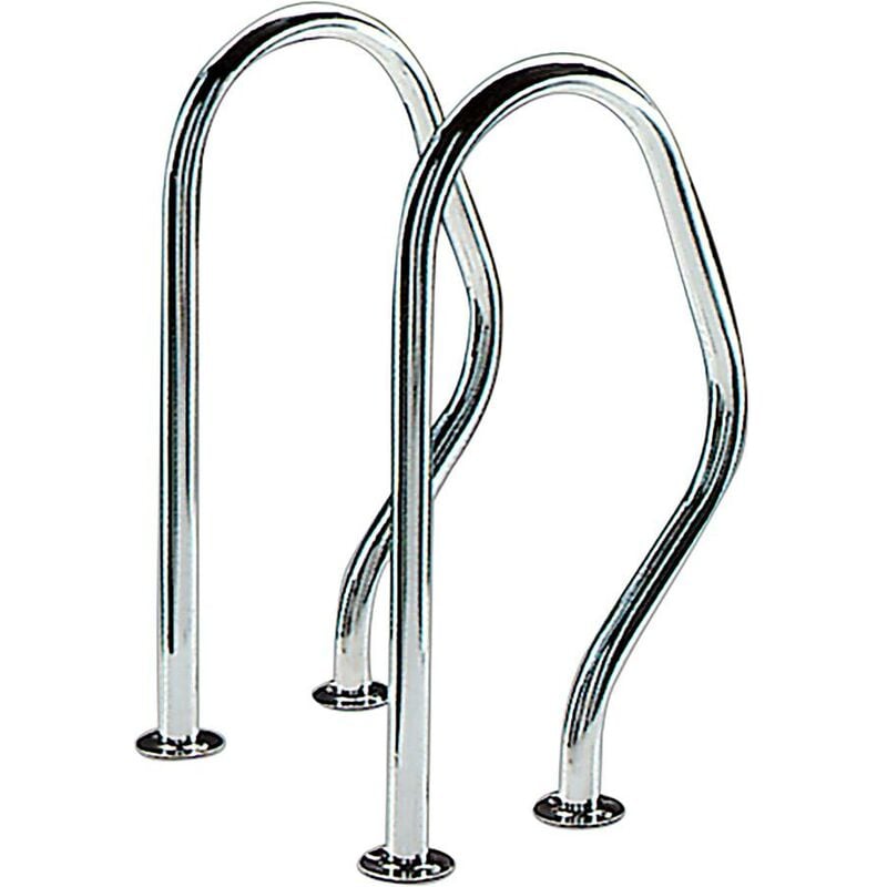 Habitat Et Jardin - Sorties de bain pour piscine - 47 x 80 cm - Inox - a visser