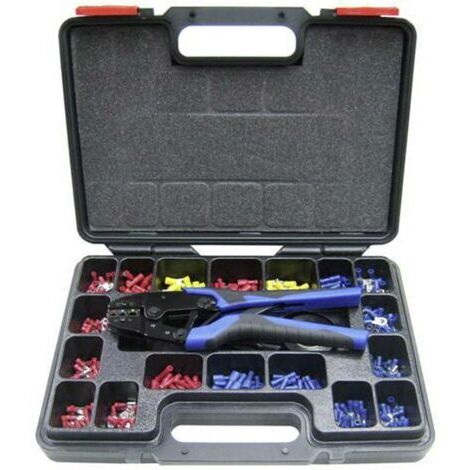 Sortiment de cosses de cable + pinces 552 pieces